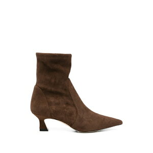 �X�`���A�[�g ���C�c�}�� ���f�B�[�X �u�[�c �V���[�Y Pointed-toe suede ankle boots Brown