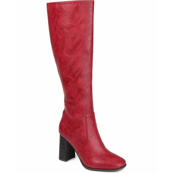 最大79％オフ！ 返品送料無料 ジャーニーコレクション レディース シューズ ブーツ レインブーツ Red 全商品無料サイズ交換 Women's Karima Extra Wide Calf Tall Boots kagemaru.com kagemaru.com