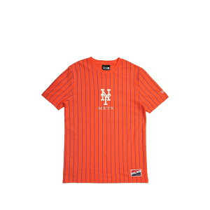 �j���[�G�� �����Y T�V���c �g�b�v�X 1920 new york mets pinstripe-pattern t-shirt Orange