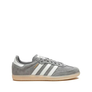 �A�f�B�_�X �����Y �X�j�[�J�[ �V���[�Y Samba og grey bliss orange sneakers Grey