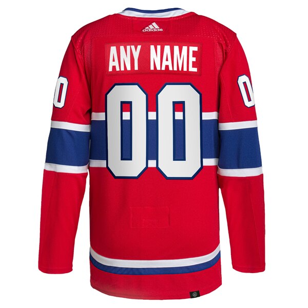 アディダス メンズ ユニフォーム Home Jersey Red Pro Authentic Canadiens Primegreen adidas  Custom トップス Montreal トップス