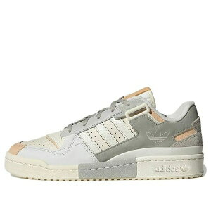 adidas �A�f�B�_�X �����Y �X�j�[�J�[ �yadidas originals Unisex Forum Exhibit Low Sneakers Beige/Grey GX4547�z �T�C�Y US_5(23.0cm)