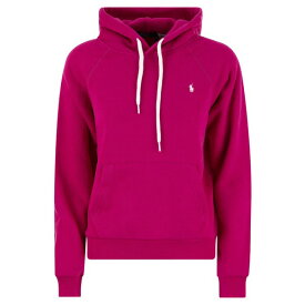 ラルフローレン レディース パーカー・スウェットシャツ アウター Hooded Sweatshirt Fuxia