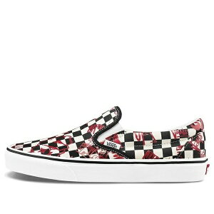 Vans oY Y Xj[J[ yVans Classic Slip-On 'Black White Red' VN0A4BV31IWz TCY US_5(23.0cm)