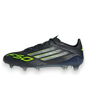 adidas �A�f�B�_�X �����Y �X�j�[�J�[ �yadidas F50 elite FG 'Black Iron Metallic Lucid Lemon' JH7616�z �T�C�Y US_8.5(26.5cm)