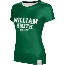 プロスフィア レディース Tシャツ トップス Hobart & William Smith Colleges ProSphere Women's Ice Hockey TShirt Green