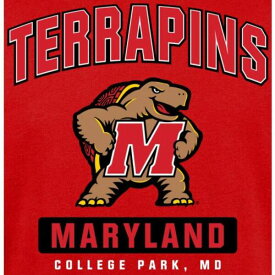 ファナティクス メンズ Tシャツ トップス Maryland Terrapins Campus Icon TShirt Red