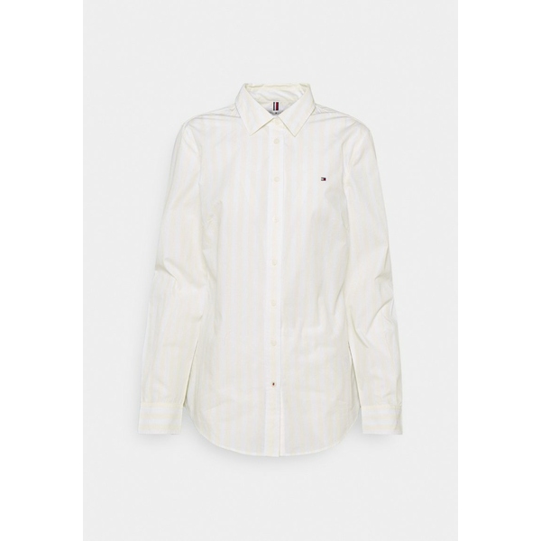 トミー ヒルフィガー レディース トップス シャツ NEW ARRIVAL banker frosted REGULAR SHIRT Button-down - lemon アイテム勢ぞろい blouse 全商品無料サイズ交換