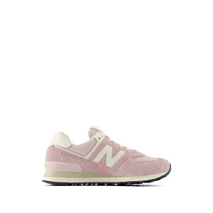 �j���[�o�����X ���f�B�[�X �X�j�[�J�[ �V���[�Y 574 panelled sneakers Pink