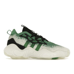 adidas �A�f�B�_�X �����Y �X�j�[�J�[ �yadidas Trae Young 3 Off White Preloved Green Black�z �T�C�Y US_9.5(27.5cm) Off White/Preloved Green/Core Black