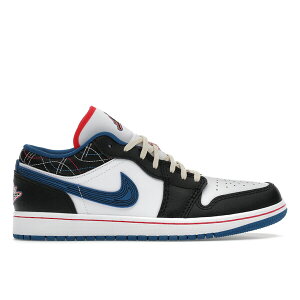 Jordan W[_ Y Xj[J[ yJordan 1 Low SE Industrial Blue Sashikoz TCY US_10(28.0cm) White/Industrial Blue/White/Black/Siren Red/Muslin