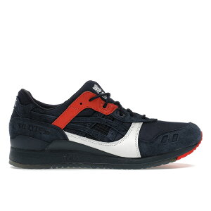 ASICS �A�V�b�N�X �����Y �X�j�[�J�[ �yASICS Gel-Lyte III Kicks Lab Hikeshi Hanten�z �T�C�Y US_9(27.0cm) Dark Navy/Dark Navy