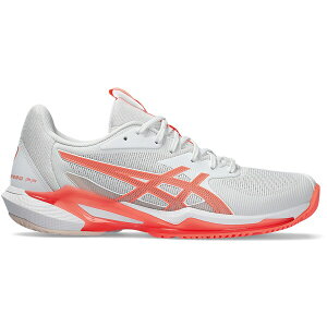ASICS AVbNX fB[X Xj[J[ yASICS Solution Speed FF 3 White Sun Coral (Women's)z TCY US_6.5(23.5cm) White/Sun Coral