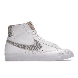 Nike �i�C�L ���f�B�[�X �X�j�[�J�[ �yNike Blazer Mid 77 Zebra (Women's)�z �T�C�Y US_W_10 White/Black-Particle Grey