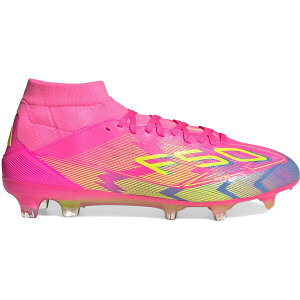 adidas �A�f�B�_�X ���f�B�[�X �X�j�[�J�[ �yadidas F50 Pro Mid-Cut FG Mystic Victory Pack (Women's)�z �T�C�Y US_5.5(22.5cm) Lucid Pink/Lucid Lemon/Blue Fusion