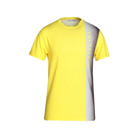 【送料無料】 トラサルディ メンズ Tシャツ トップス T-shirts Yellow