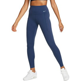 ナイキ レディース カジュアルパンツ ボトムス Nike Women's Universa Medium-Support High-Waisted Full-Length Leggings Midnight Navy