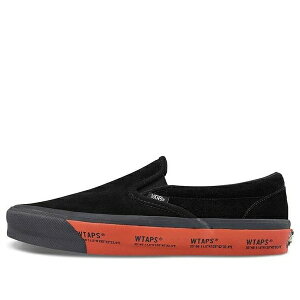 Vans �o���Y �����Y �X�j�[�J�[ �yVans WTAPS x Og Classic Slip-On Lx 'Black Red' VN0A45JK20E�z �T�C�Y US_7.5(25.5cm)