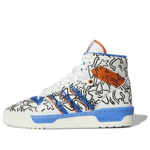 adidas �A�f�B�_�X �����Y �X�j�[�J�[ �yadidas x Keith Haring Rivalry High 'Pop Art' EE9296�z �T�C�Y US_11.5(29.5cm)
