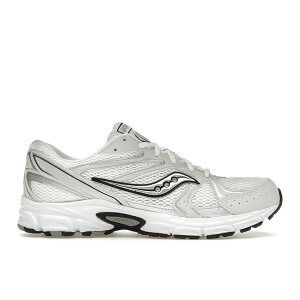 Saucony �T�b�J�j�[ �����Y �X�j�[�J�[ �ySaucony Grid Ride Millennium White Silver�z �T�C�Y US_6(24.0cm) White/Silver