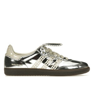adidas �A�f�B�_�X �����Y �X�j�[�J�[ �yadidas Samba Wales Bonner Silver�z �T�C�Y US_8(26.0cm) Silver Metallic/Cream White/Grey One