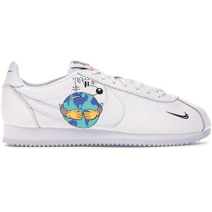 Nike �i�C�L �����Y �X�j�[�J�[ �yNike Cortez Flyleather Steve Harrington Earth Day (2019)�z �T�C�Y US_8(26.0cm) White/White-White