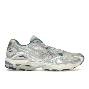 Mizuno �~�Y�m �����Y �X�j�[�J�[ �yMizuno Wave Rider 10 White Silver Blue�z �T�C�Y US_7(25.0cm) White/Silver/Blue