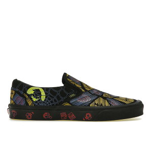 Vans �o���Y �����Y �X�j�[�J�[ �yVans Classic Slip-On The Nightmare Before Christmas Oogie Boogie�z �T�C�Y US_10(28.0cm) Black/Multi