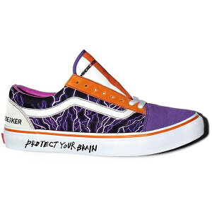 Vans oY Y Xj[J[ yVans Old Skool mindseeker Purple Lightningz TCY US_9.5(27.5cm) Purple/Orange