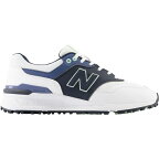 ニューバランス メンズ ゴルフ スポーツ New Balance Men's 997 Spikeless Golf Shoes White/Navy