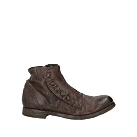 【送料無料】 ル ルエマルセル メンズ ブーツ シューズ Ankle boots Dark brown