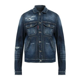 【送料無料】 ディースクエアード メンズ ジャケット＆ブルゾン アウター Denim Outerwear Blue