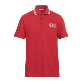 【送料無料】 ヴァレンティノ ガラヴァーニ メンズ ポロシャツ トップス Polo shirts Red