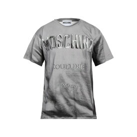 【送料無料】 モスキーノ メンズ Tシャツ トップス T-shirts Grey