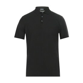 【送料無料】 ザノーネ メンズ ポロシャツ トップス Polo shirts Black