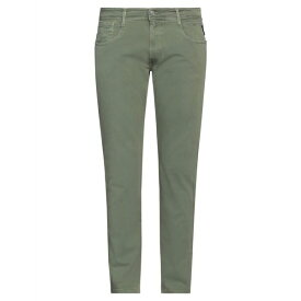 【送料無料】 リプレイ メンズ デニムパンツ ボトムス Jeans Military green