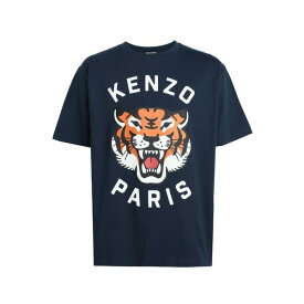 【送料無料】 ケンゾー メンズ Tシャツ トップス T-shirts Navy blue