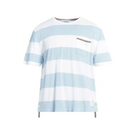 【送料無料】 トムブラウン メンズ Tシャツ トップス T-shirts Sky blue