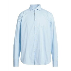 【送料無料】 ジーエムエフ 965 メンズ シャツ トップス Shirts Light blue