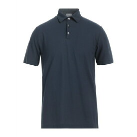 【送料無料】 ザノーネ メンズ ポロシャツ トップス Polo shirts Slate blue