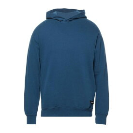 【送料無料】 アスペジ メンズ パーカー・スウェットシャツ アウター Sweatshirts Slate blue