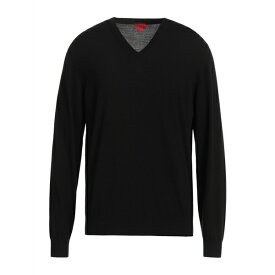 【送料無料】 イザイア メンズ ニット&セーター アウター Sweaters Black