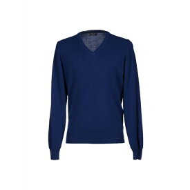 【送料無料】 ロッソピューロ メンズ ニット&セーター アウター Sweaters Blue