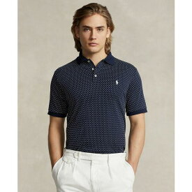 ラルフローレン メンズ ポロシャツ トップス Men's Classic-Fit Dot Soft Cotton Polo Shirt Preppy Dot/refined Navy