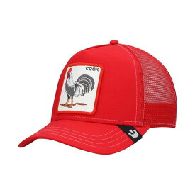 グーリンブラザーズ メンズ 帽子 アクセサリー Men's Red The Rooster Trucker Snapback Hat Red