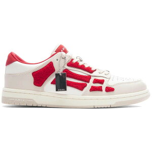 AMIRI A~ Y Xj[J[ yAMIRI Skel Top Low White Red Chenillez TCY US_10(28.0cm) White/Red
