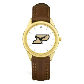 ジャーディン メンズ 腕時計 アクセサリー Purdue Boilermakers Unisex Team Logo Leather Wristwatch -