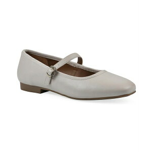 �z���C�g�}�E���e�� ���f�B�[�X �T���_�� �V���[�Y Women's Boch Mary Jane Flats Eggshell Smooth