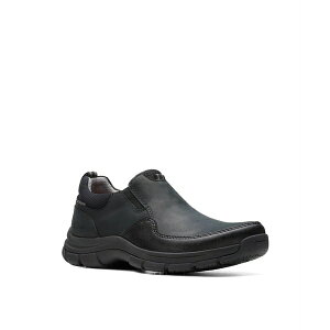 N[NX Y Xb|E[t@[ V[Y Men's Collection Walpath Step Leather Slip On Shoes Black Leather