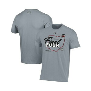 A_[A[}[ fB[X TVc gbvX Unisex Heather Gray South Carolina Gamecocks 2024 NCAA Women's Basketball Tournament March Madness Final Four Locker Room T-Shirt Heather Gr